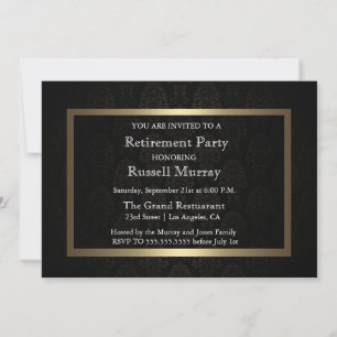 Formal Retirement Party Invitation