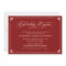 Formal Ruby 40th Anniversary Invitations