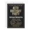 Formal Silver Black and Gold 40th Birthday Party