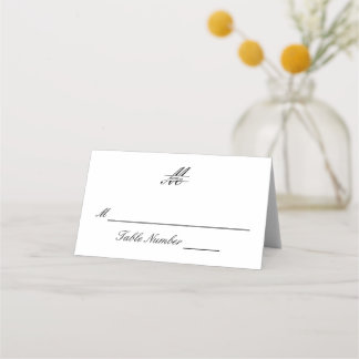 Formal Simple Elegant - Escort Card