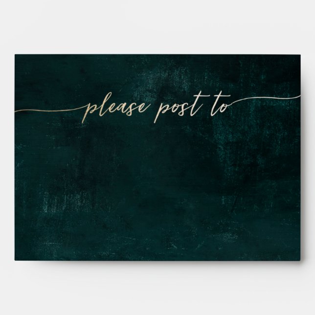 Formal Text Wedding Envelope for Classic range (Front)