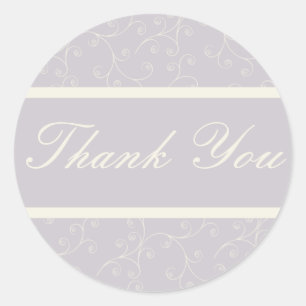 Formal Thank You Sticker