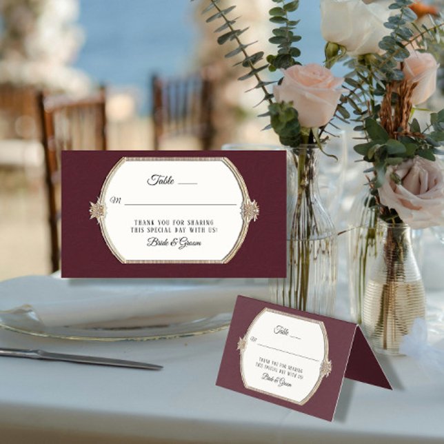 Formal Victorian Elegant Burgundy n Gold Reception (Creator Uploaded)