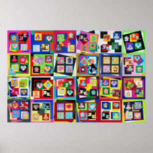 Format document 20" d'art vif d'origami" affiche