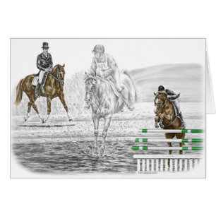 formation combinée de chevaux de trois jours de