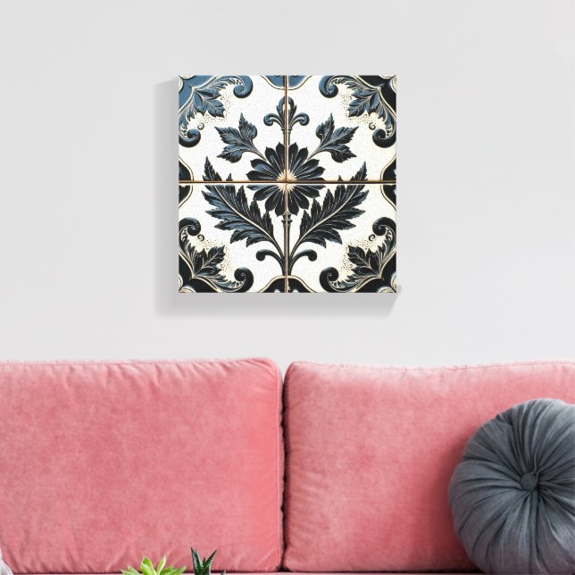 Formation of a Botanist's Dream Canvas Print (Insitu(LivingRoom))