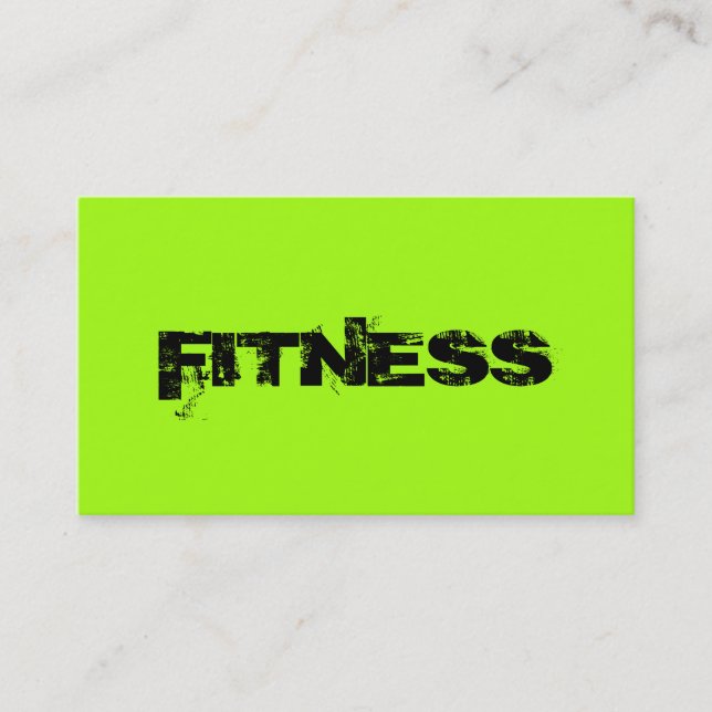 FORME PHYSIQUE - cartes de visite (Devant)