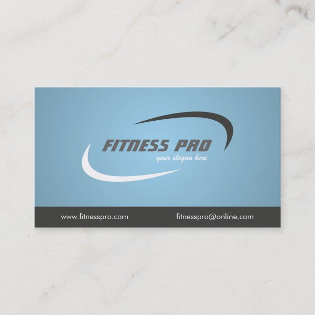 Forme physique - cartes de visite (Devant)