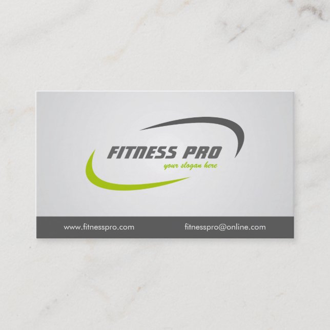 Forme physique - cartes de visite (Devant)