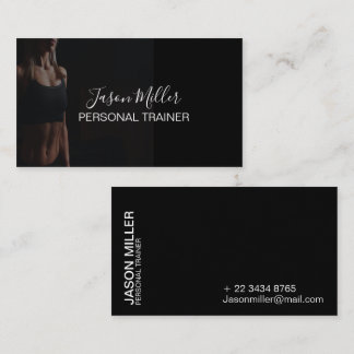 Forme physique personnelle du carte de visite ||