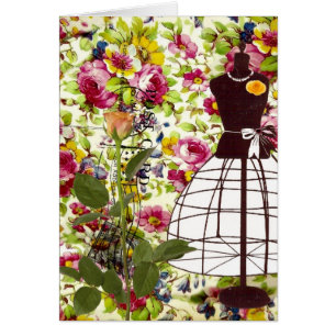 Forme vintage et fleurs de robe