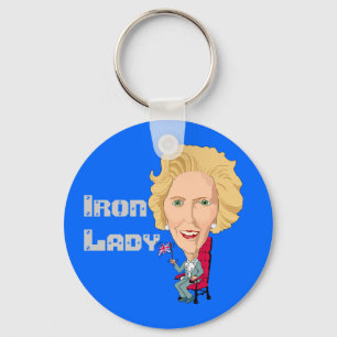 Former British Prime Minister Iron Lady THATCHER Keychain