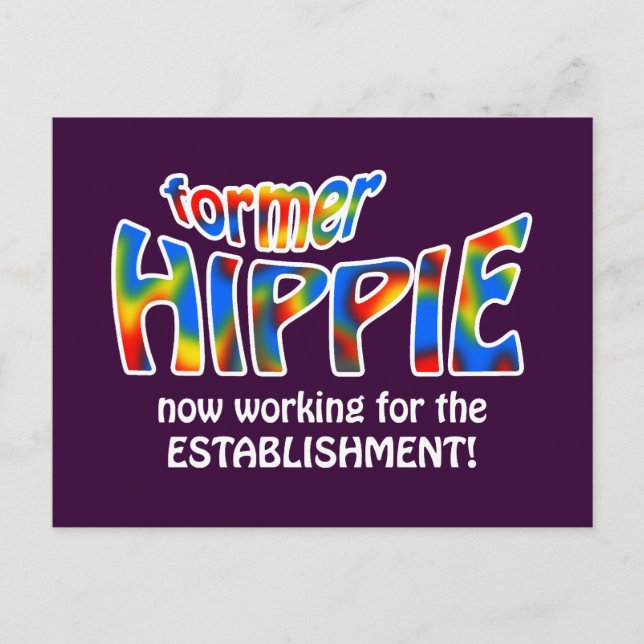 Former Hippie Postcard (Front)