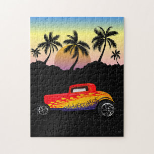 Former hot rod car jigsaw puzzle