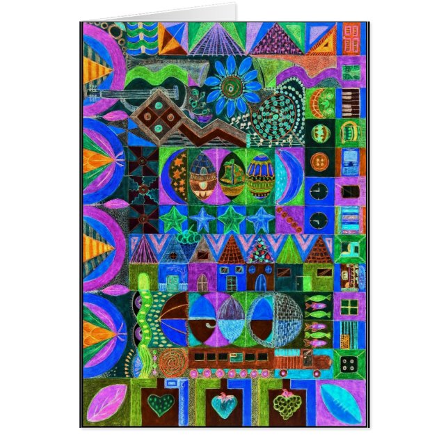 Formes dans des couleurs audacieuses (Devant)