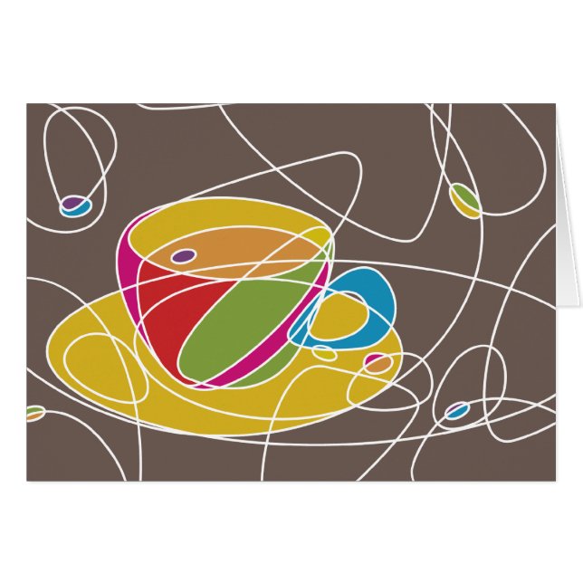 formes de CAFÉ rétro (Devant Horizontal)