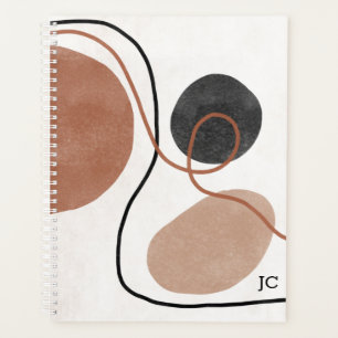 Formes de forme libre Abstraites - Brown et noires