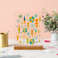 Formes funky de l'ère atomique début mi-siècle