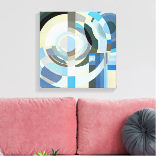 Formes géométriques Art Déco Pochoir Jazz vintage