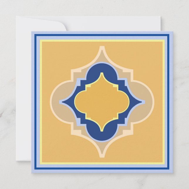 Formes marocaines Carte Flat Note (Devant)
