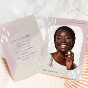 Formes modernes Invitation d'une soirée de graduat