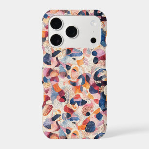 Formes organiques aquarelles abstraites motif mari