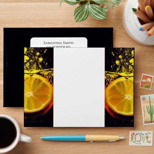 formidable enveloppe Orange Party (Desk)