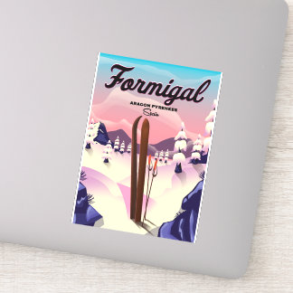 Formigal Aragon Spain ski poster.