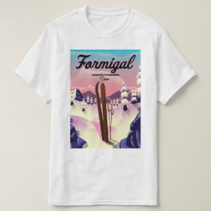 Formigal Aragon Spain ski poster. T-Shirt