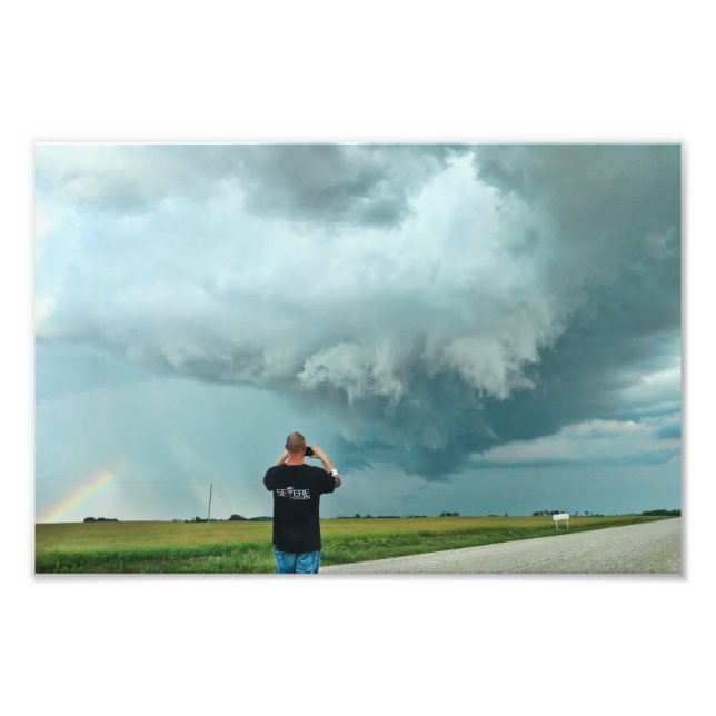 Forming Funnel Cloud Photo Print (Front)