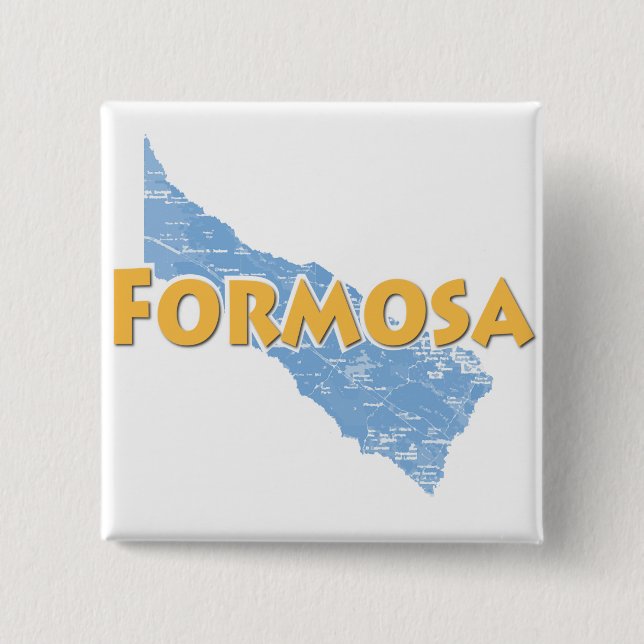 Formosa 2 Inch Square Button (Front)