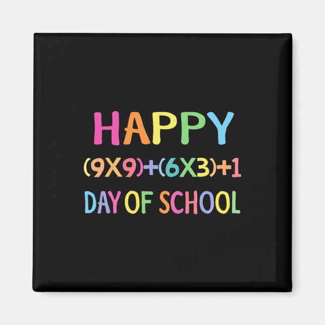 Formula 100 Days Of School Fun Math Teacher 100th  Magnet (Front)