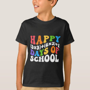 Formula 100 Days Of School Fun Math Teacher 100th  T-Shirt