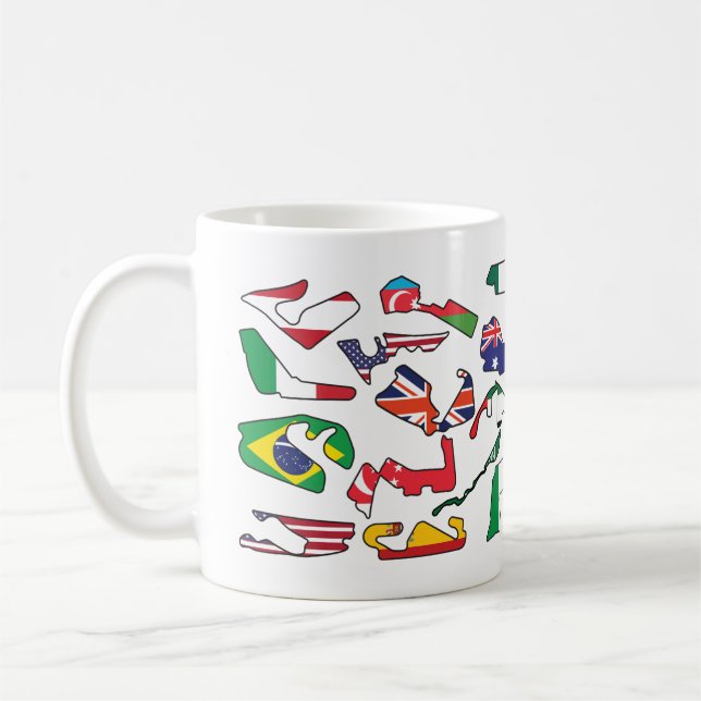 Formula 1 Track Coffee Mug (Left)