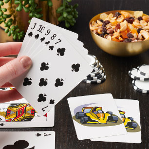 Formula 5 Racing Car Playing Cards