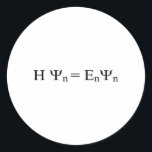 Formula Math Mathematical Physics Classic Round Sticker<br><div class="desc">I love Math. A must for every math lover,  math student,  math teacher. A perfect match for nerds and geeks. Good for the young and the old.</div>