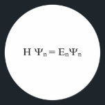 Formula Math Mathematical Physics Classic Round Sticker<br><div class="desc">I love Math. A must for every math lover,  math student,  math teacher. A perfect match for nerds and geeks. Good for the young and the old.</div>