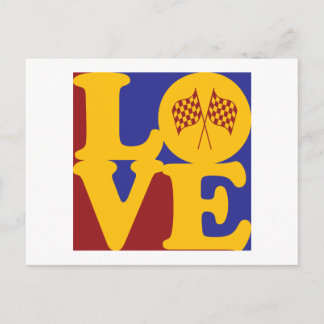Formula One Love Postcard