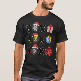Formula Racing Car Tire Box Box Box Radio Call Fun T-Shirt