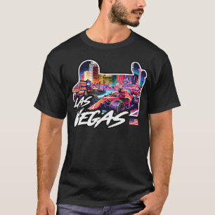 Formula Racing Las Vegas Open Wheel Car Circuit Us T-Shirt
