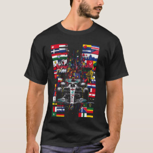 Formula Racing Schedule Circuit Gear 2024 Grand Pr T-Shirt