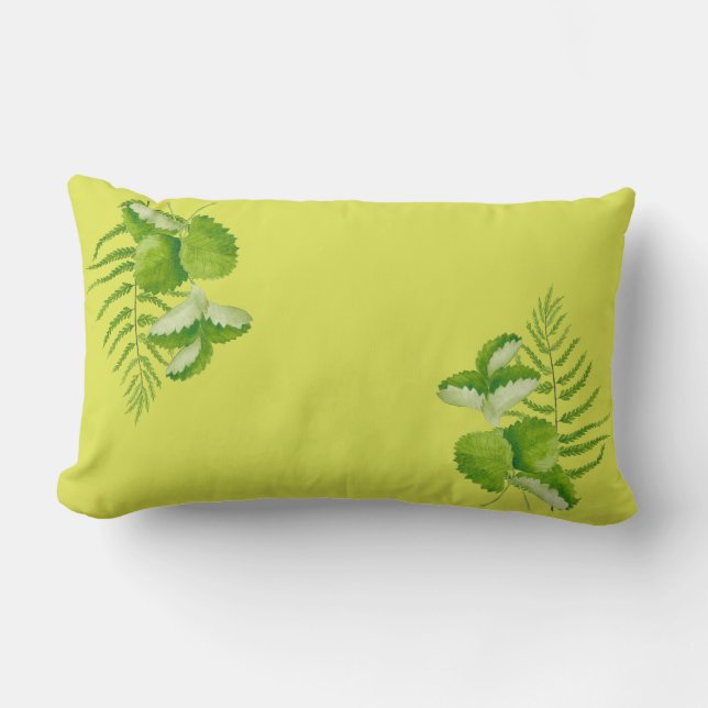 Formulaires en vert sur un Coussin Lumbar (Recto)