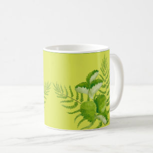 Formulaires en vert sur une Mug classique (11 oz.)
