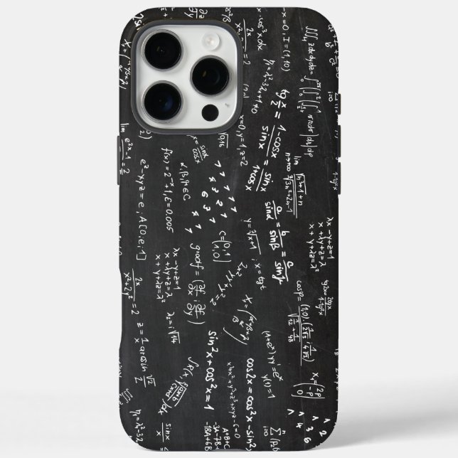 Formulas And Numbers Equations Mathematics Case-Mate iPhone Case (Back)