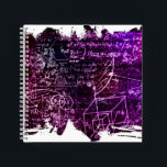 Formulas in mathematical space notebook<br><div class="desc">Abstract blocks of mathematical formulas that are in the virtual space</div>