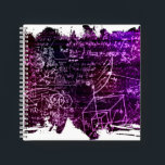 Formulas in mathematical space notebook<br><div class="desc">Abstract blocks of mathematical formulas that are in the virtual space</div>