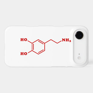 Formule chimique moléculaire de la dopamine