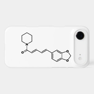Formule chimique moléculaire de poivre noir Piperi