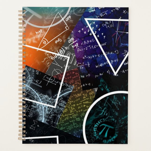 Formule mathématique Planificateur spiral (Devant)