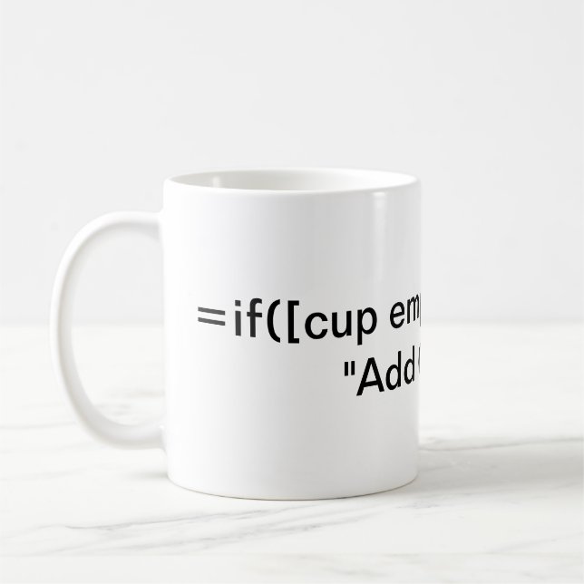 Formule Smartsheet Café Mug (Gauche)